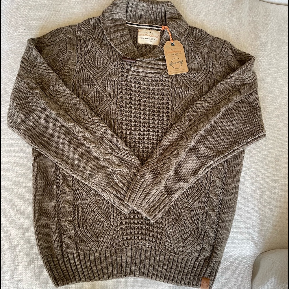 Weatherproof Vintage Men's Brown Sweater
